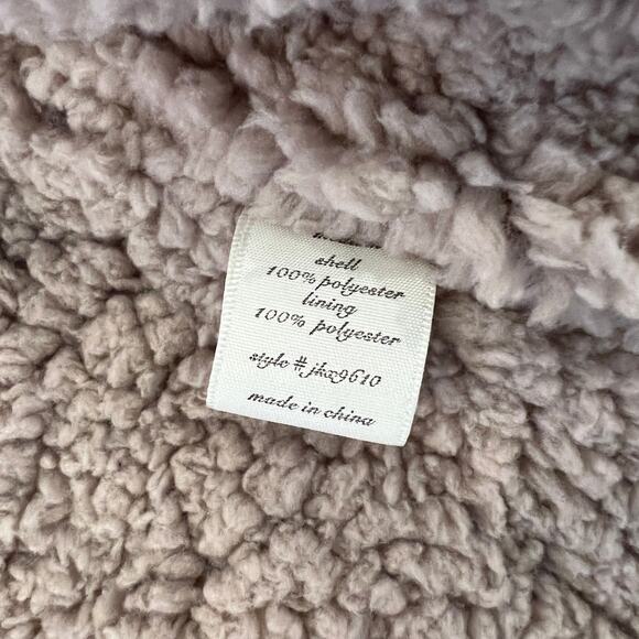 NWT Francesca's Harper Heritage Rose Pink Wubby Open Cardigan Vest - Picture 10 of 10